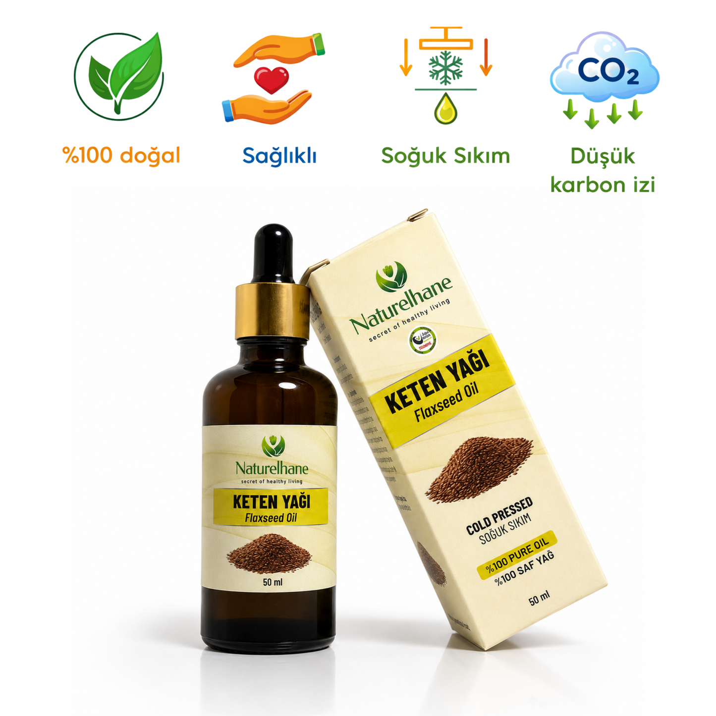 Keten Yağı 50 ml