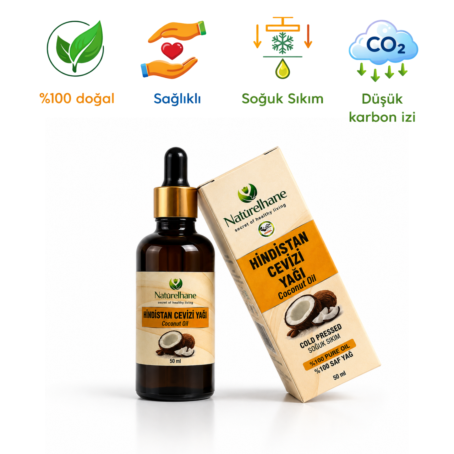 Hindistan Cevizi Yağı 50 ml