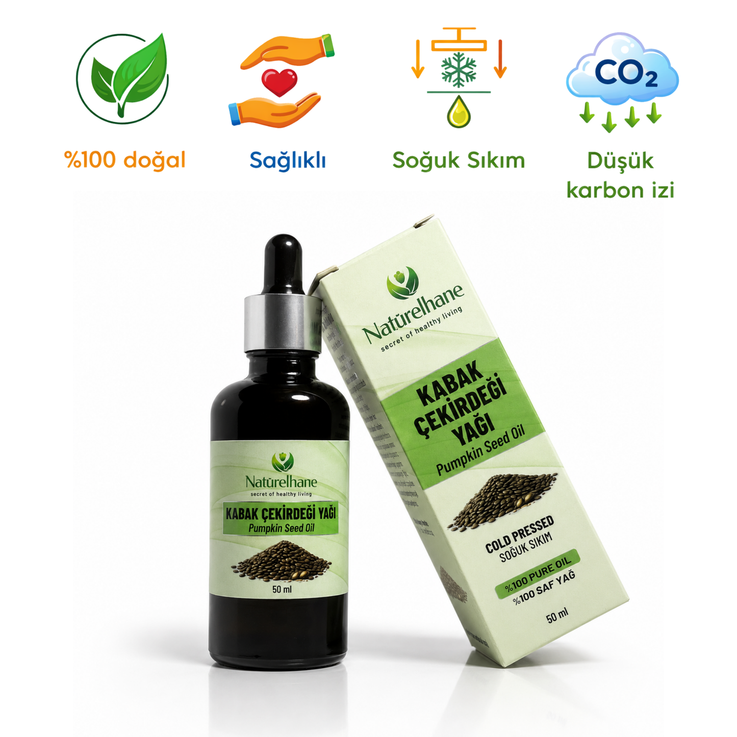 Kabak Çekirdeği Yağı 50 ml